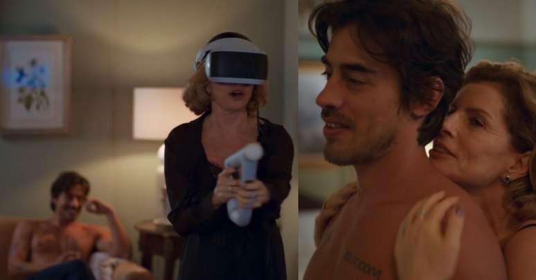 O ator fez boa dupla com D&eacute;bora Bloch em mais uma subtrama da vil&atilde; de 'Vale Tudo'