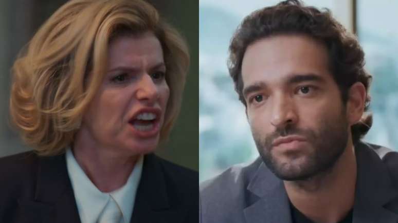 Odete (Débora Bloch) e Afonso (Humberto Carrão) de Vale Tudo