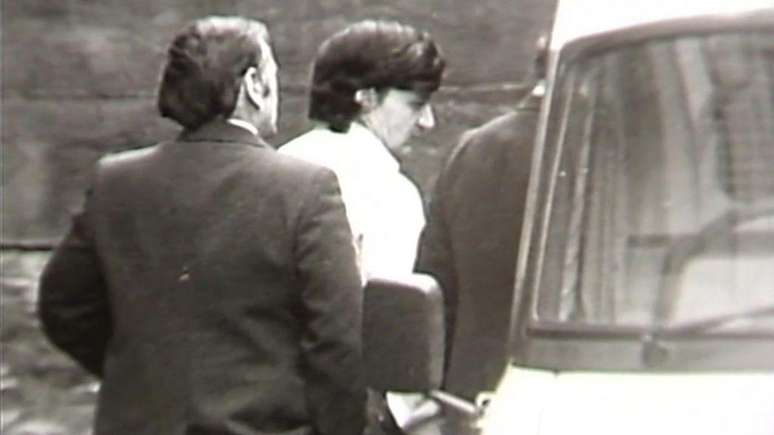 Peter Sullivan quando foi preso há 38 anos