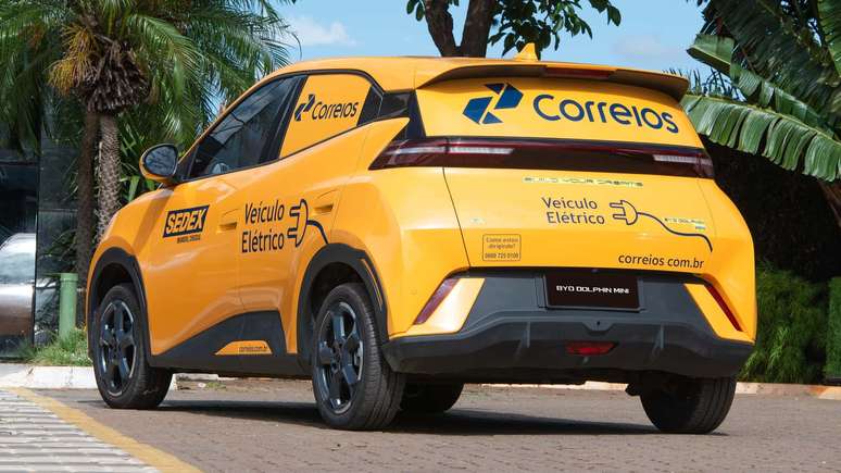 Novo BYD Dolphin Mini dos Correios