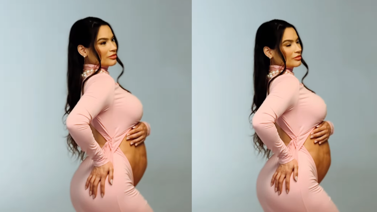 Raissa Barbosa está grávida de 8 meses