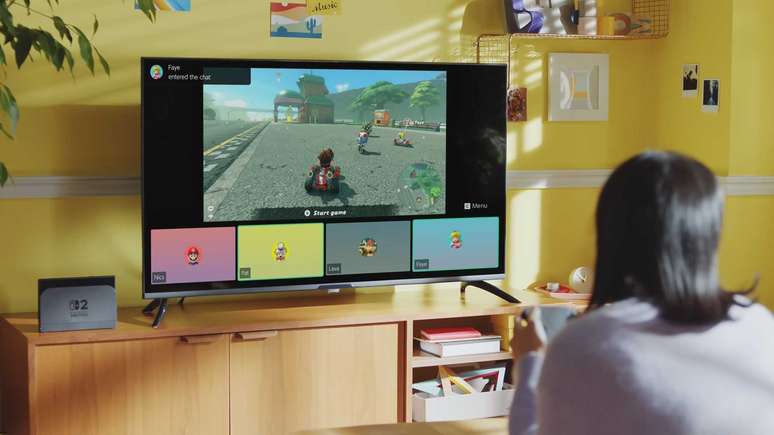 GameChat do Switch 2 pode ter "impacto significativo" nos recursos do sistema