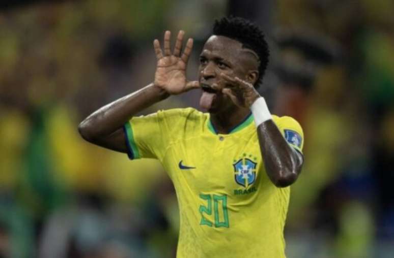 Lucas Figurity / CBF - Caping: Vini Jr del equipo de equipo nacional brasileño