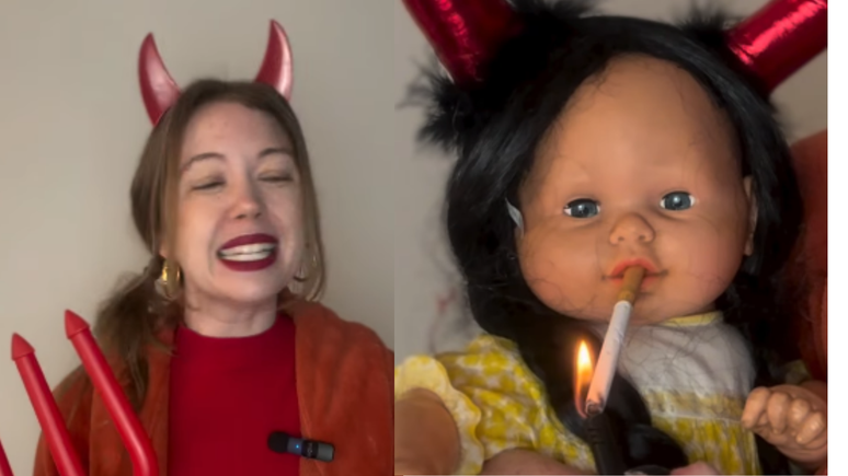 The influencer makes jokes with Virginia to Betts CPI and Baby Reborn The influencer makes jokes with Virginia to Betts CPI and Baby Reborn