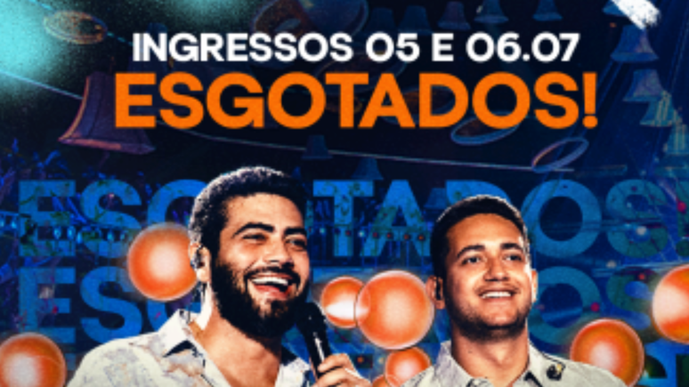 Henrique & Juliano esgotam mais show