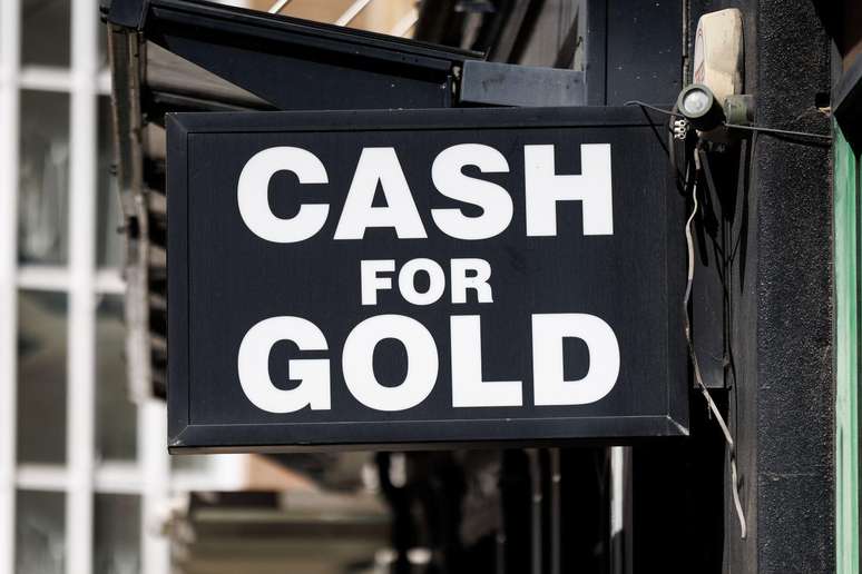 O valor do ouro aumentou mais de 40% no ano passado