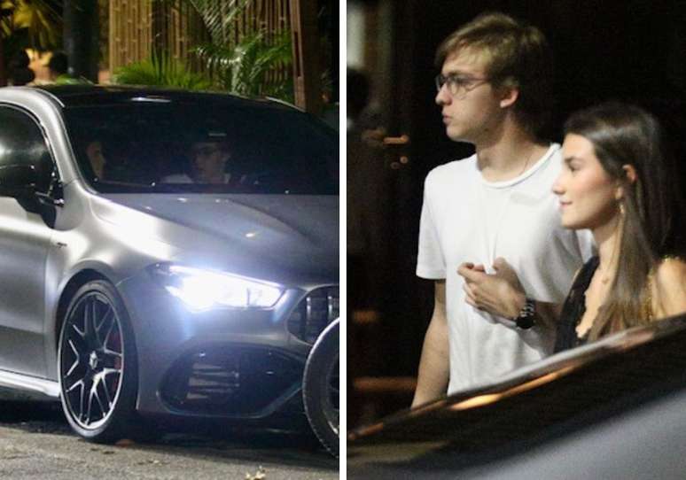 Joaquim Huck uses an $ 2.6 million car during a walk with his girlfriend; See the photos