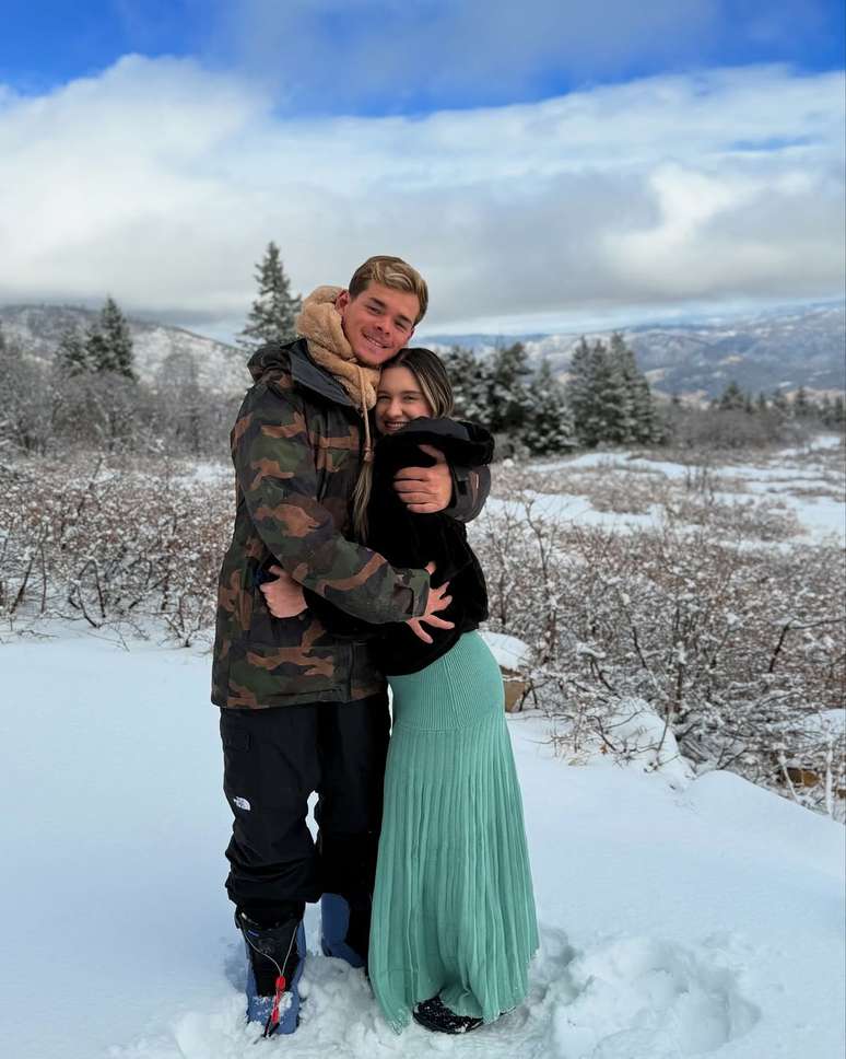 Marina Liberato e Felipe Lessa