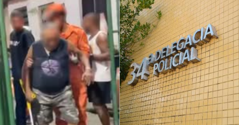 Após cobrar dívida de R$ 10, idoso foi agredido por vizinho; envolvidos foram levados à delegacia no RJ