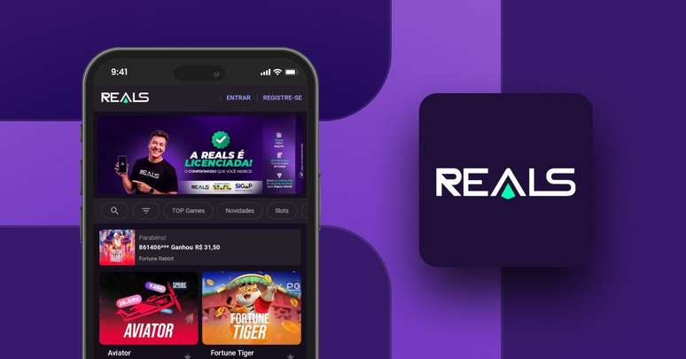 Plataforma da RealsBet é bem adaptada aos dispositivos móveis