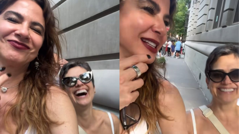 Icon meeting! Luciana Gimenez finds Sandra Annenberg and makes unusual praise Icon meeting! Luciana Gimenez finds Sandra Annenberg and makes unusual praise