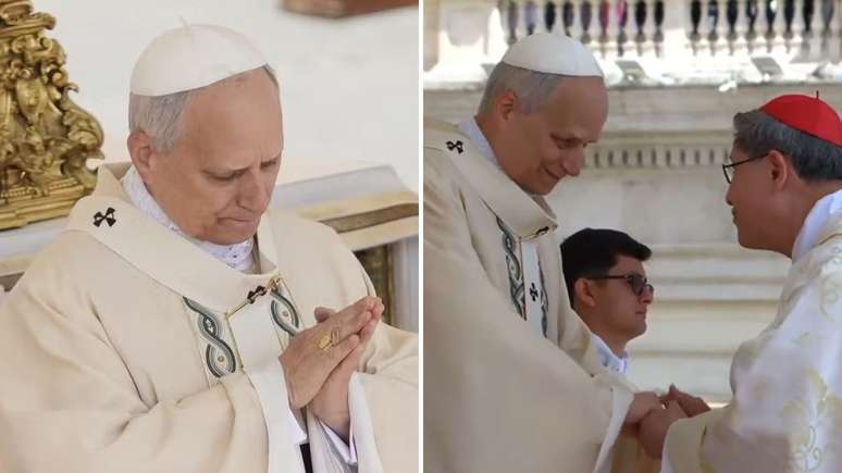 Pope Leo XIV is electrified at the initial ceremony of the pontificate Pope Leo XIV is electrified at the initial ceremony of the pontificate
