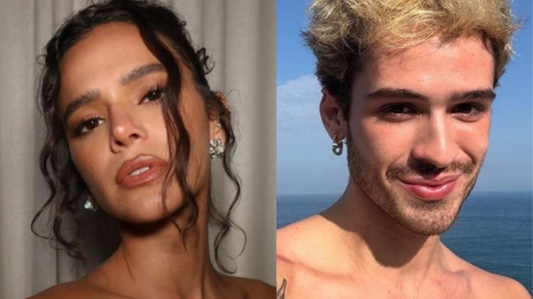 Bruna Marquezine é vista com seu ex, João Guilherme em show