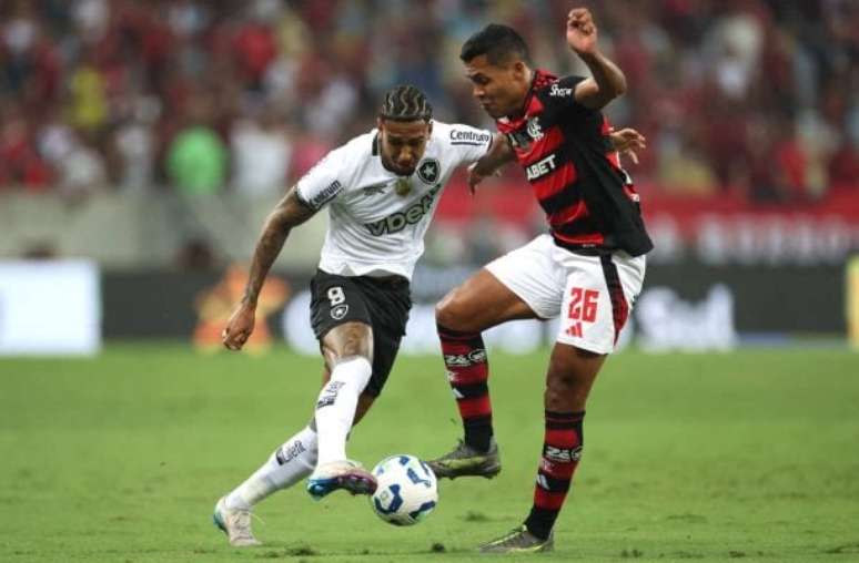 Rinne Flamengo agus Botafogo iarracht fiú an líonra a stopadh, ach níos mó i ndearcadh - Grianghraif: Gilvan de Souza/Flamengo