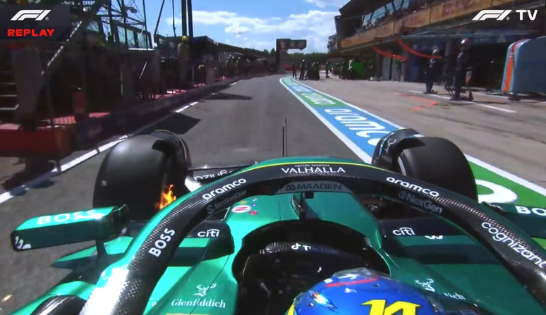 Alonso Car y Fire on Wheels