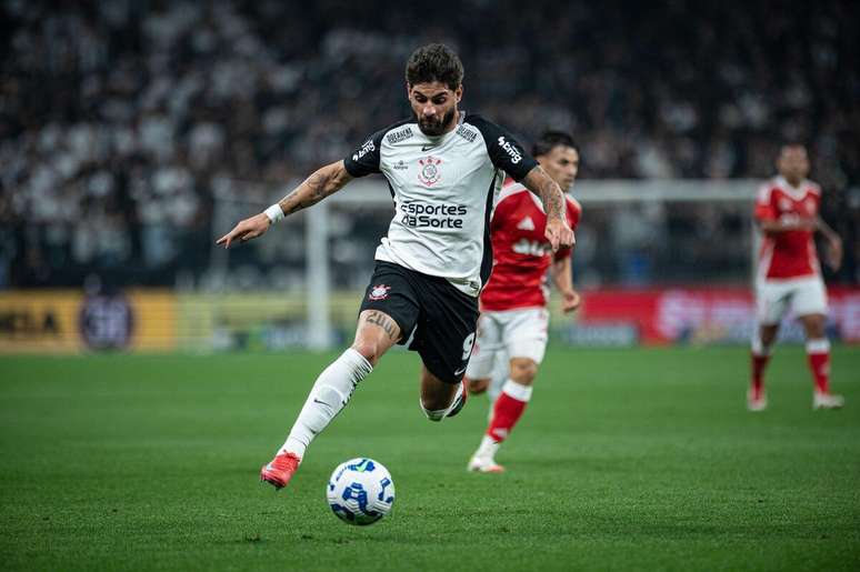 Yuri Alberto (Corinthians) durante jogo contra o Internacional, no dia 03.05.2025  