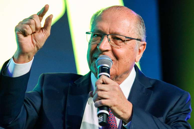 Vice-presidente Geraldo Alckmin (PSDB) fala no Apas Show, festival de alimentos e bebidas