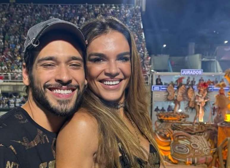 Mara Carvalho com o filho, Bruno Fagundes, de seu casamento com o também ator Antônio Fagundes
