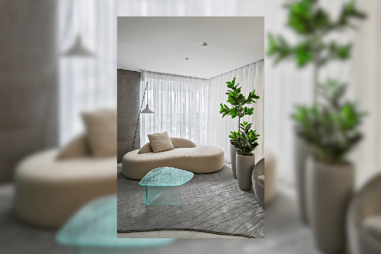 O vidro permite entrada abundante de luz Projeto: escrit&oacute;rio Martins Galera Arquitetura |