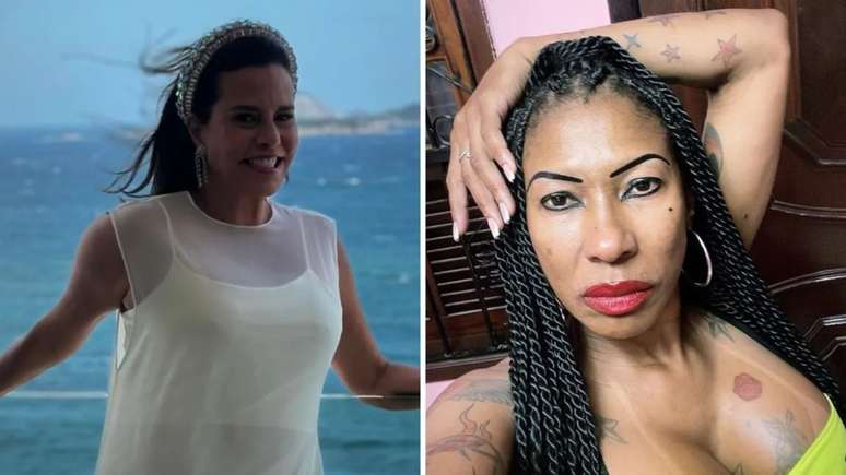 Narcisa Tamborindeguy e Inês Brasil