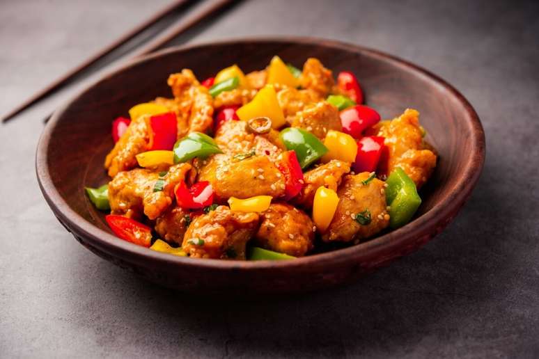 Chess chicken with pepper Chess chicken with pepper