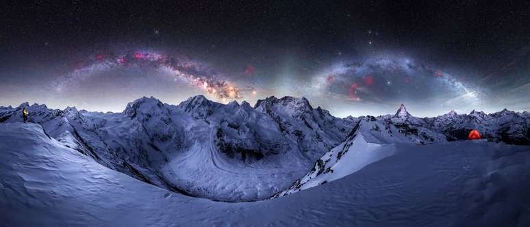 &ldquo;Double Milky Way Arch Over Matterhorn&rdquo; 