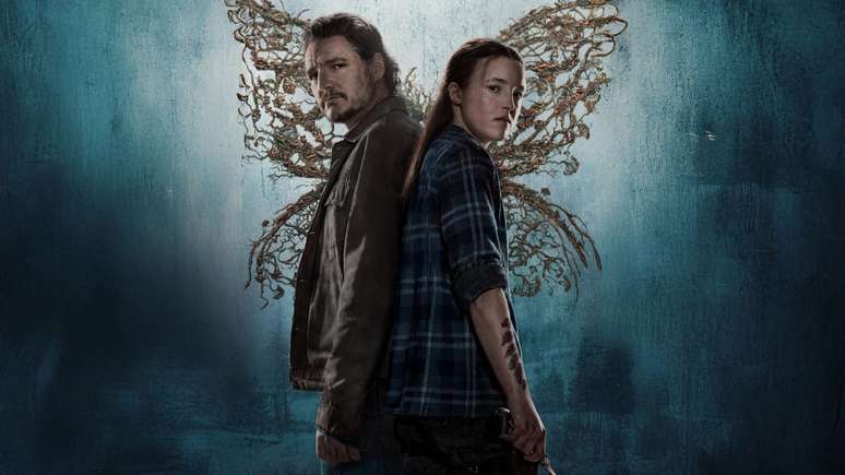 Pedro Pascal (Joel) e Bella Ramsey (Ellie) em imagem promocional da segunda temporada de The Last of Us -