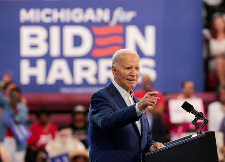 Biden desistiu da reeleição em 2024, após um debate desastroso com seu oponente, Donald Trump