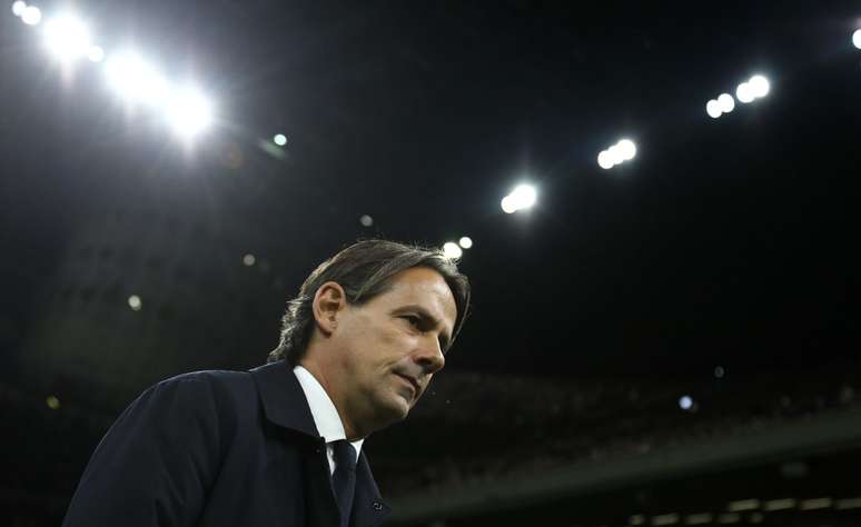 Simone Inzaghi em partida da Inter 