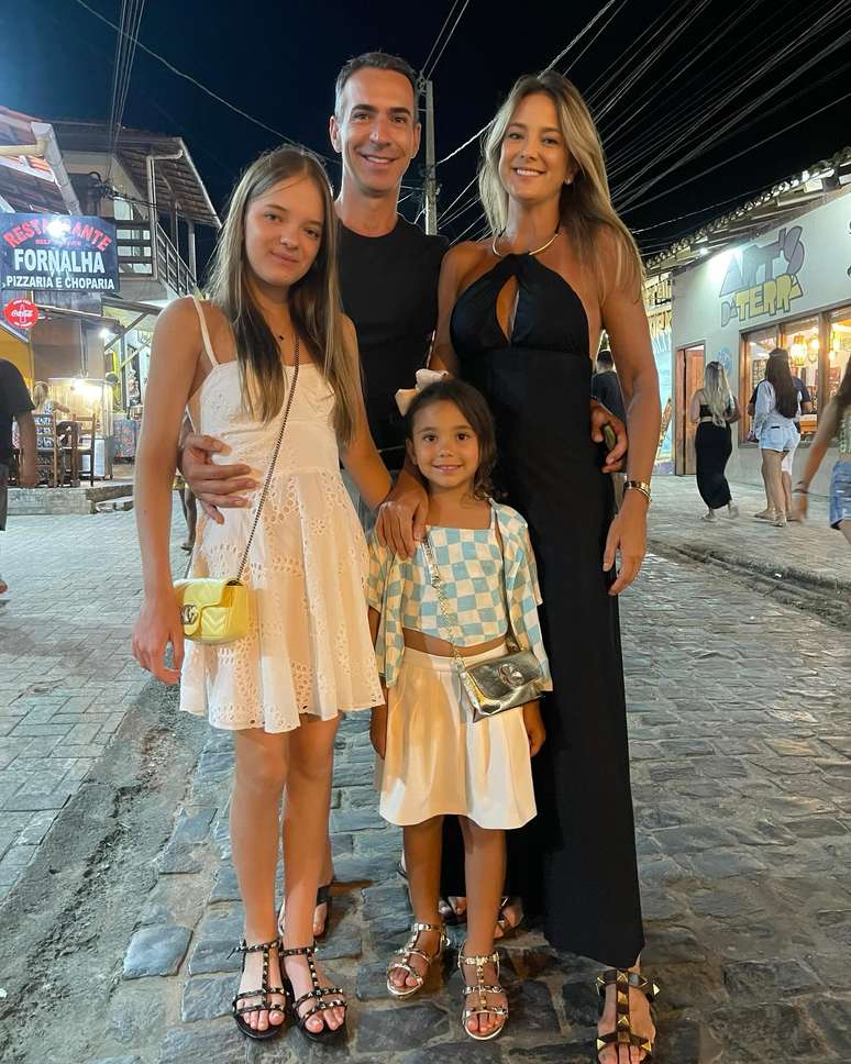 Rafa Justus, Cesar Tralli, Tici Pinheiro e Manuella 