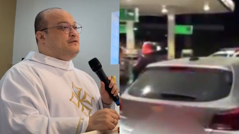 Padre bêbado que xingou frentista no interior de SP é afastado por Diocese