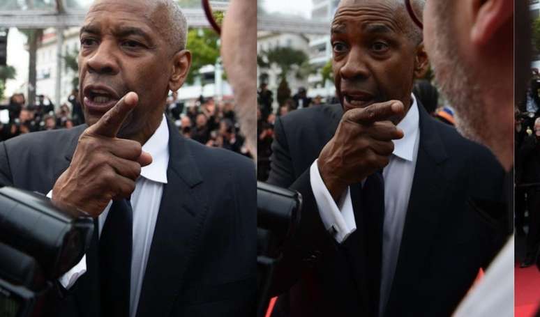 Cannes 2025: o que Denzel Washington disse para fotógrafo em discussão que teve até dedo em riste?.