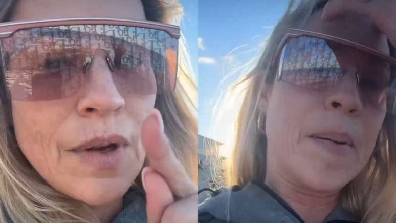 Luana Piovani Arma Barrach with a group of Brazilians on Portugal beach: “Ridicicos”