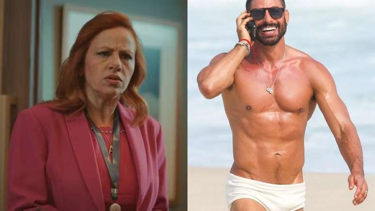 Karine Teles falou sobre as polêmicas envolvendo Cauã Reymond em Vale Tudo