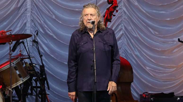 Robert Plant, vocalista do Led Zeppelin, em 2023 -