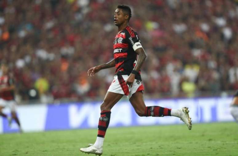 Fotos: Gilvan de Souza/Flamengo - Legenda: Bruno Henrique, atacante do Flamengo