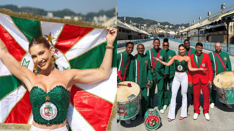 Virginia é rainha de bateria na Grande Rio