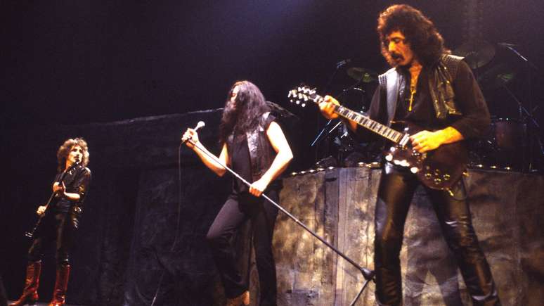 Black Sabbath com Ian Gillan em 1984 -