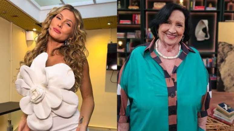 Livia Andrade e Dona Déa
