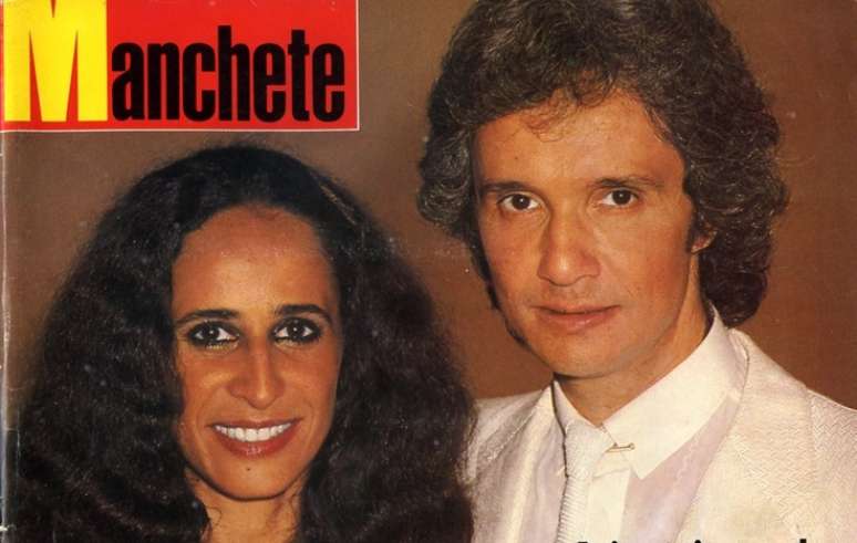 Roberto Carlos e Maria Bethânia em capa da extinta revista 'Manchete': admiração mútua