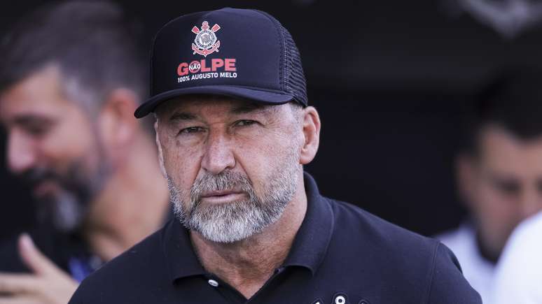 O presidente do Corinthians, Augusto Melo