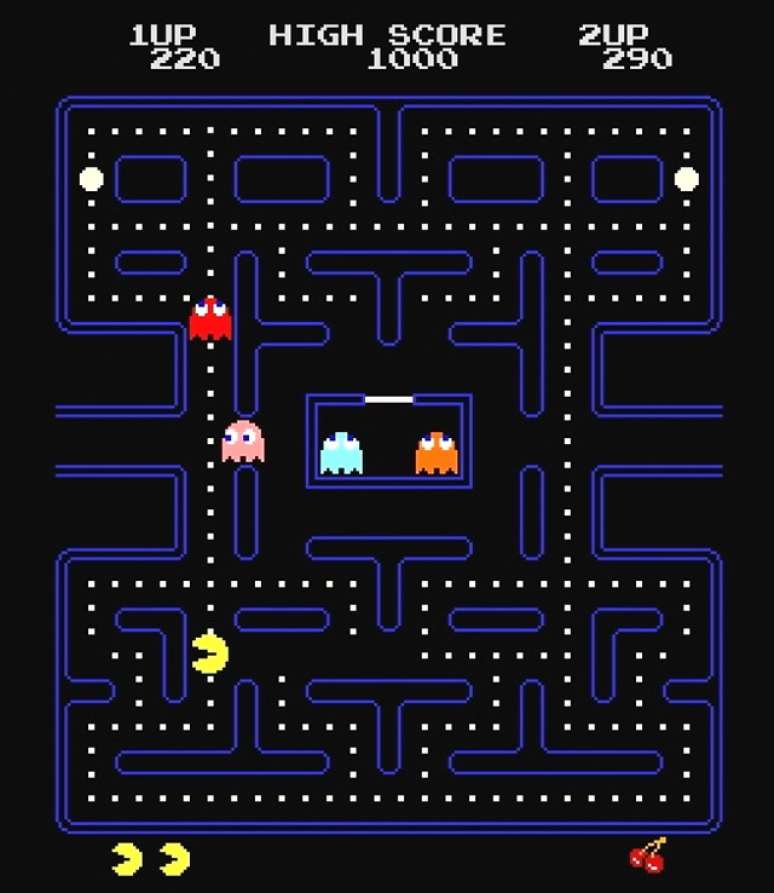 Tela do jogo original no arcade