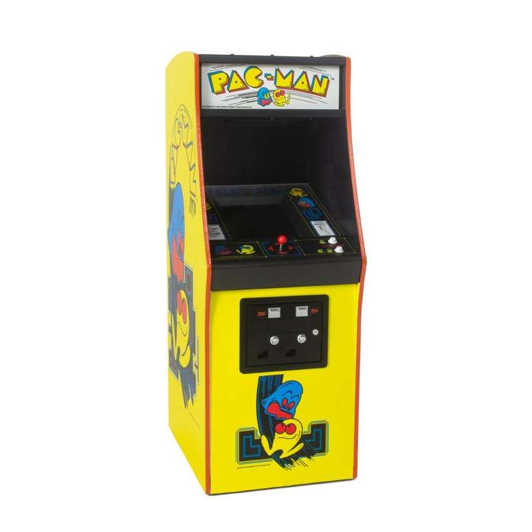 O arcade/fliperama original de Pac-Man, lançado em 1980