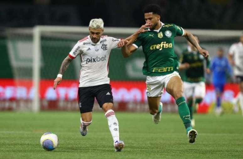 Fotos: Gilvan de Souza/Flamengo - Legenda: Flamengo só perdeu uma vez para o Palmeiras Allianz Parque