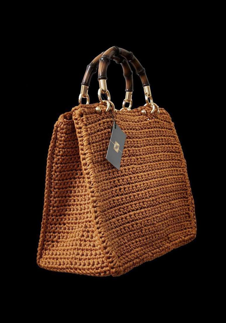 Bolsa tote de croche da Forma 