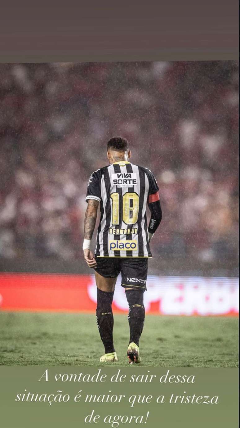 Em postagem no Instagram, via @neymarjr.