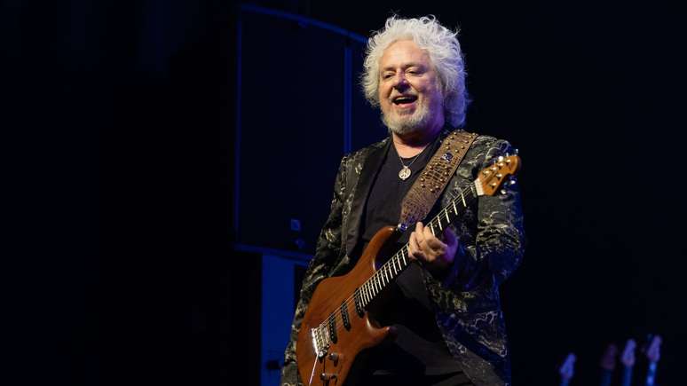 Steve Lukather, do Toto, em 2025 -