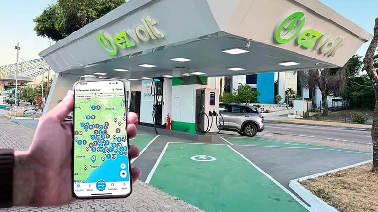 App BYD Recharge agora inclui 450 carregadores da EZ Volt