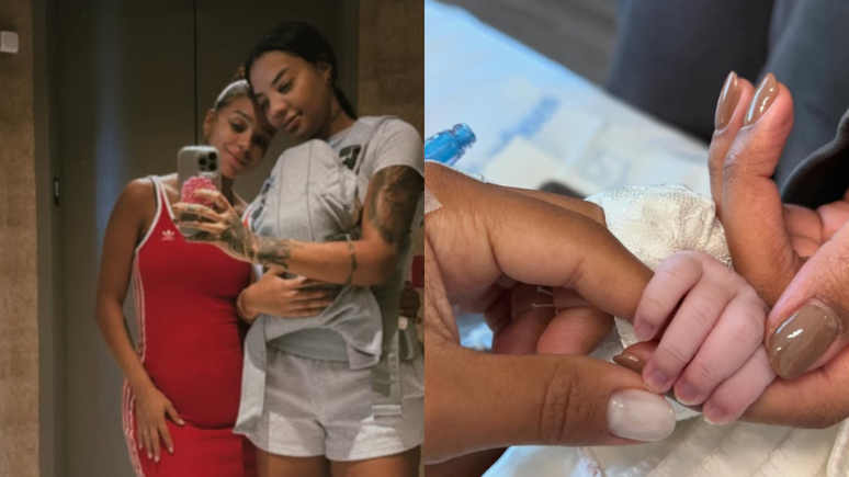 Nasceu rica! Primeiro passeio da filha de Ludmilla e Brunna é em churrascaria em Miami