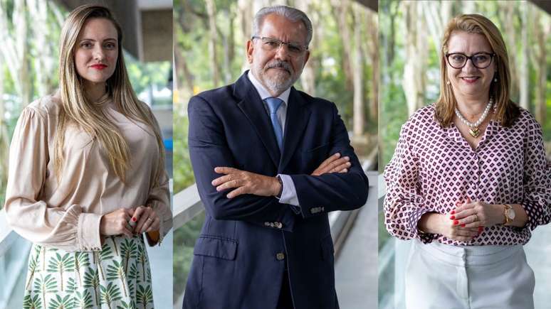 Dra. Jacqueline Valadares, Dra. Márcia Maria Gomes Shertzman e Dr. Mário Leite de Barros Filho